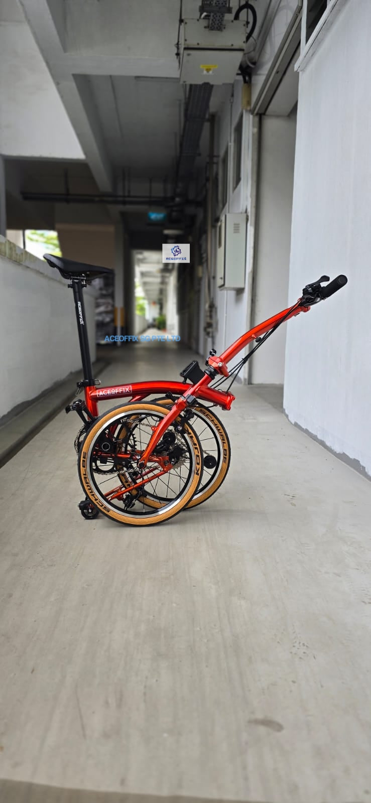 ACEOFFIX R1 FLAME LACQUER ALUMINIUM BIKE