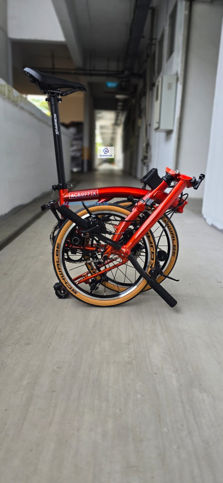 ACEOFFIX R1 FLAME LACQUER ALUMINIUM BIKE