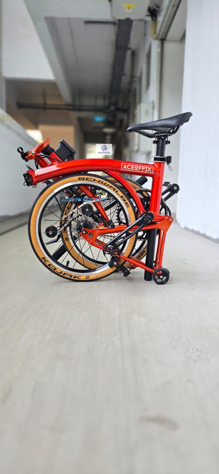 ACEOFFIX R1 FLAME LACQUER ALUMINIUM BIKE